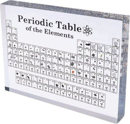 Acryl Periodiek Systeem der Elementen - Scheikunde - Educatief - 17 cm