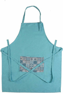 Schort Versa Mozaïek Turkoois Textiel (80 x 70 cm)