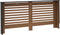 vidaXL Radiatorombouw 172x19x81 cm MDF zwart