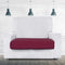 Bankbedekking Eysa BRONX Bordeaux 60 x 15 x 55 cm