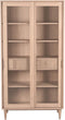 LABEL51 Vitrinekast Jule Naturel Eikenhout 100x180cm