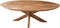 Salontafel Nordic - Salontafel industrieel - Salontafel ovaal 130x70 cm