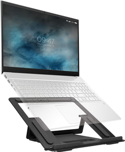 Mobiparts Laptop Stand - Ergonomische Aluminium Standaard - Zwart