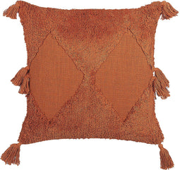 AVIUM - Sierkussen - Oranje - 45 x 45 cm - Katoen