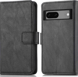 iMoshion Hoesje Geschikt voor Google Pixel 7 Hoesje Met Pasjeshouder - iMoshion Luxe Bookcase - Zwart