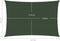 vidaXL - Zonnezeil - 160 - g/m² - 3,5x4,5 - m - HDPE - donkergroen