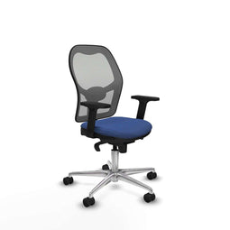 Piqueras y Crespo 2D086N0 - Bureaustoel - Verstelbare hoogte met armleuning - Marineblauw