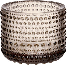 Iittala Kastehelmi Theelichthouder / Kaarshouder / Waxinelichthouder Glas - Sfeerlicht - Linnen - 64mm - 1 Stuk