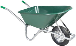 vidaXL - Kruiwagen - 90 - L - 150 - kg - gegalvaniseerd - staal - en - kunststof - groen