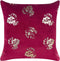 GOLDENROD - Sierkussen set van 2 - Bordeaux - 45 x 45 cm - Fluweel