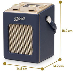 Roberts Radio Revival Mini 2 - DAB DAB+ FM - Bluetooth - Marineblauw