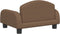 vidaXL Kinderbank 50x40x30 cm stof bruin