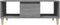 vidaXL - Salontafel - 90x50x36,5 - cm - bewerkt - hout - grijs - sonoma