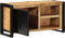 vidaXL - Tv-meubel - 80x30x40 - cm - massief - ruw - mangohout