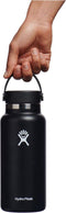 Hydro Flask Wide Mouth Flex Cap Drinkfles (946 ml) - Zwart