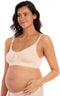 MAGIC Bodyfashion Mama Comfort - Voedingsbeha - Beugelloos met uitneembare pads - Latte