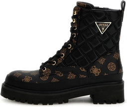 Guess Badae2 - Enkellaarzen - Stijlvolle look - Bruin/Zwart - Maat 38