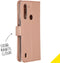 Accezz Moto G8 Power Lite - Flip cover - Krasbestendig Schokbestendig - Rosé Goud