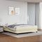vidaXL - Bedframe - kunstleer - crèmekleurig - 160x200 - cm