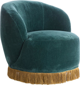 Light & Living Fauteuil Galati - Velvet - Petrol