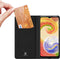 Dux Ducis Samsung Galaxy A04 - Slim Softcase Bookcase - Pasjeshouder - Zwart