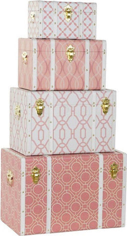Kofferset DKD Home Decor MDF PU (60 x 35 x 41 cm)