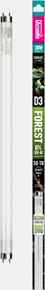Arcadia D3 Reptile T8 Lamp 6% Uvb 90Cm 30 Watt