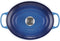 Le Creuset Braadpan Signature - Ovaal - Azure - Ø 29 cm / 4,7L - Geëmailleerd Gietijzer - Ideaal voor Stoofschotels, Braadgerechten en Langzaam Koken
