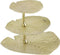 Light & Living Etagere LEAF - 3laags - 33x33x28cm - goud