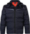 Petrol Industries - Heren Gewatteerd Jack - Afritsbare capuchon - Blauw - Maat XXL