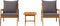 vidaXL - 3-delige - bistro - set - met - kussens - in - massief - acaciahout
