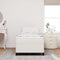 vidaXL - Bedframe - Crème - 80x200 - cm - Katoenen - Velours