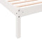 vidaXL - Bedframe - extra - lang - zonder - matras - grenenhout - wit - 90x210 - cm