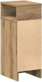 vidaXL - Nachtkastjes - 2 - st - met - lade - 25x31x66 - cm - artisanaal - eikenkleurig