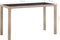 vidaXL - Tuintafel - 123x60x74 - cm - poly - rattan - beige