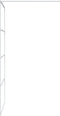 vidaXL - Inloopdouchewand - 100x195 - cm - transparant - ESG-glas - wit