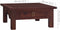 vidaXL - Salontafel - 68x68x30 - cm - massief - mahoniehout - klassiek - bruin
