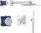 GROHE Grohtherm SmartControl Regendouche - Inbouwdouche - Ø 31 cm - Vierkant - Chroom
