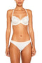 Esprit Mackay - Hipster slip - Zijdeachtige materiaalmix met gebloemd kant - Gebroken wit