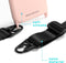 iMoshion Hoesje Geschikt voor iPhone 8 Plus / 7 Plus Hoesje Met Koord - iMoshion Color Backcover met koord - Nylon Strap - Roze