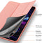 Dux Ducis Domo Bookcase - Tablet Hoes voor iPad Pro 11 (2020/2021/2022) - Schokabsorberend - Roze