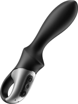 Satisfyer, Bluetooth anale vibrator, Heat Climax, 20,5 cm, met app, met warmtefunctie, gemaakt van siliconen