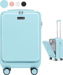 Skycases Handbagage Koffer 35L - Lichtgewicht Trolley - TSA-slot en Laptopvak - Kleur: Roze