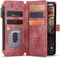 Caseme - Geschikt voor iPhone 14 Pro - Portemonnee hoes - Rood