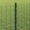 vidaXL - Hekpalen - 5 - stuks - U-Channel - Groen - 60 - cm - Staal