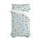 Happy Friday Duvet cover set 2 pieces Mini dinosaur 155x220 cm (Single) Multicolor