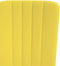 vidaXL - Eetkamerstoelen - 2 - st - fluweel - mosterdgeel