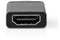Nedis CCGP64650GY - USB-C naar HDMI Kabel - Zwart