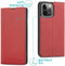 iMoshion Hoesje Geschikt voor iPhone 13 Pro Max Hoesje - iMoshion Slim Folio Bookcase - Rood