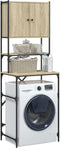vidaXL - Wasmachinekast - 68x48,5x194 - cm - sonoma - eikenkleurig